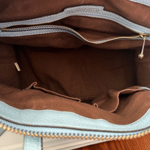 Henri Bendel NOHO Tote Bag, Novelty Gusset in the color Chambray Blue - Picture 8 of 8